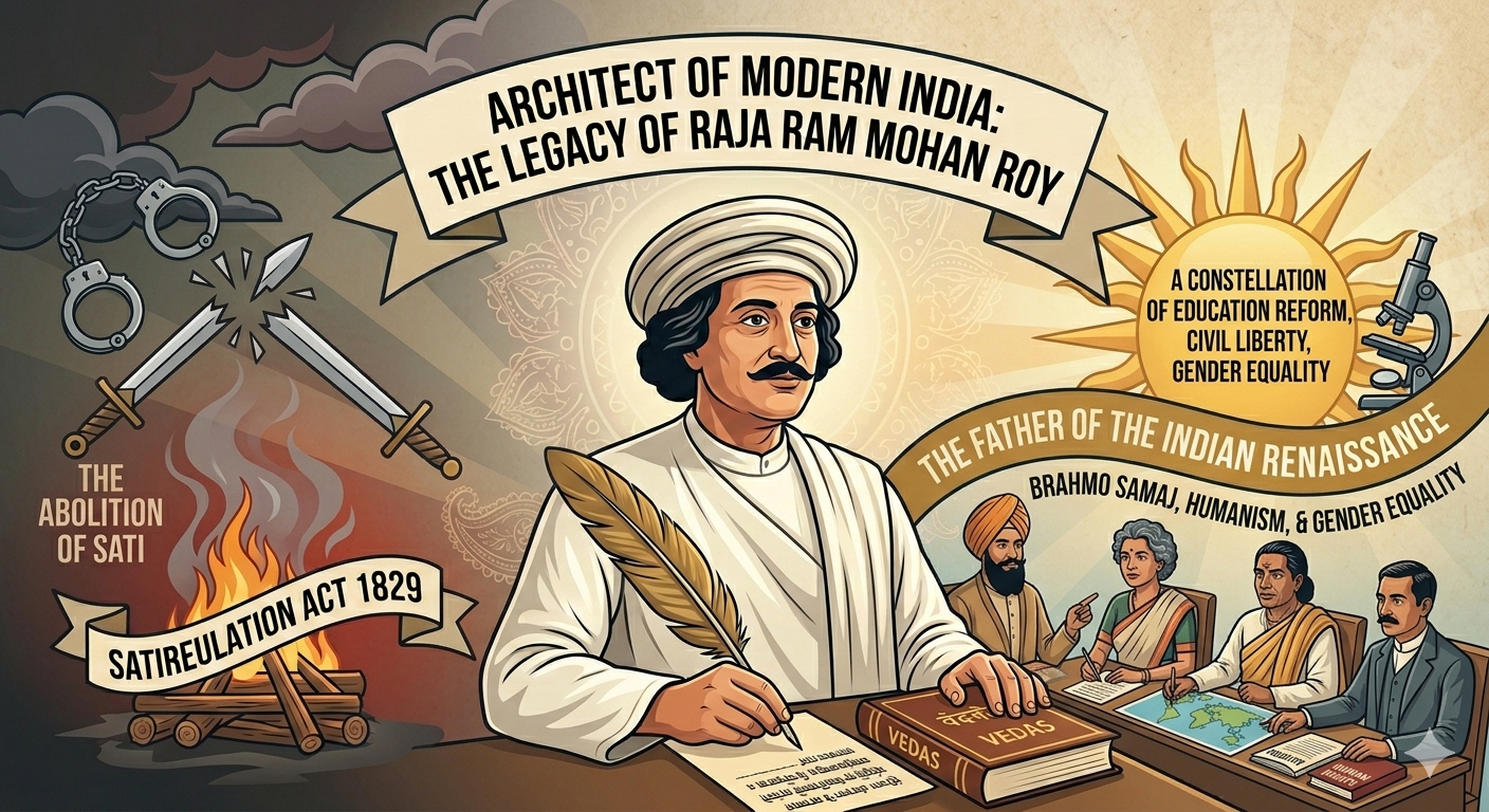 Image related to The Architect of Indian Modernity: Raja Ram Mohan Roy