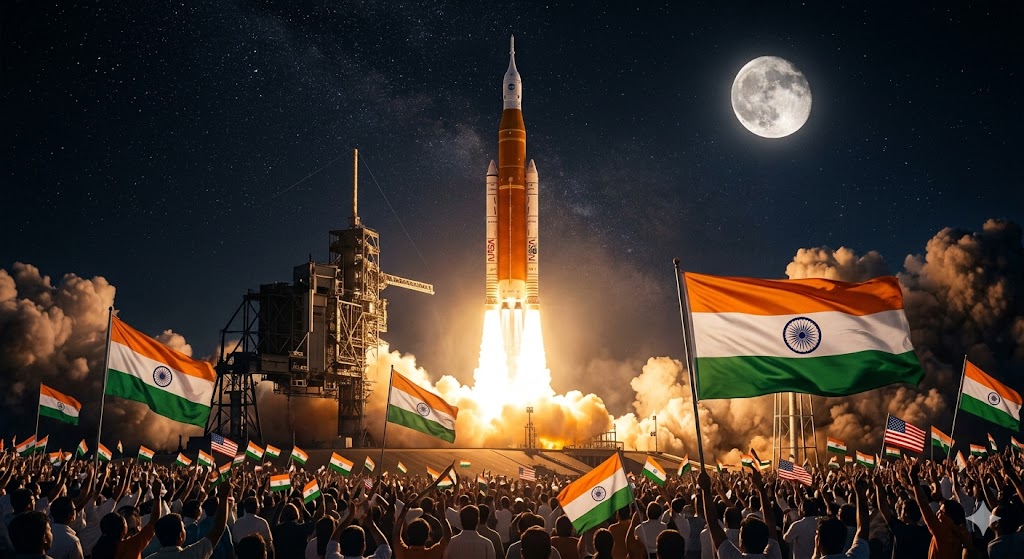 Image related to NASA Artemis II Live: Historic Lunar Flyby Mission