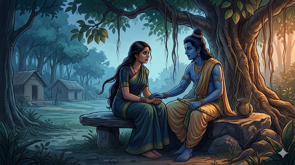 Image related to  "Mahabharata Vanvas Parva: Pandavas' 13-Year Exile" 