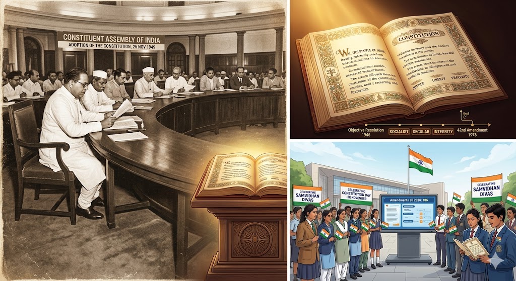 Image related to  Indian Constitution: History, Parts & Amendments 