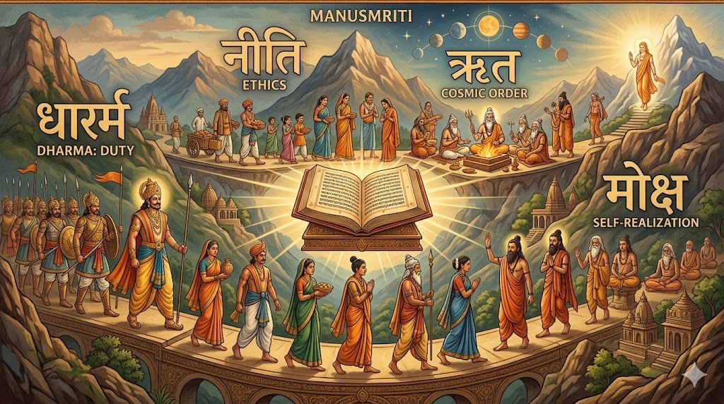 Image related to  "The Manusmriti: Timeless Dharma Guide in Hinduism" 