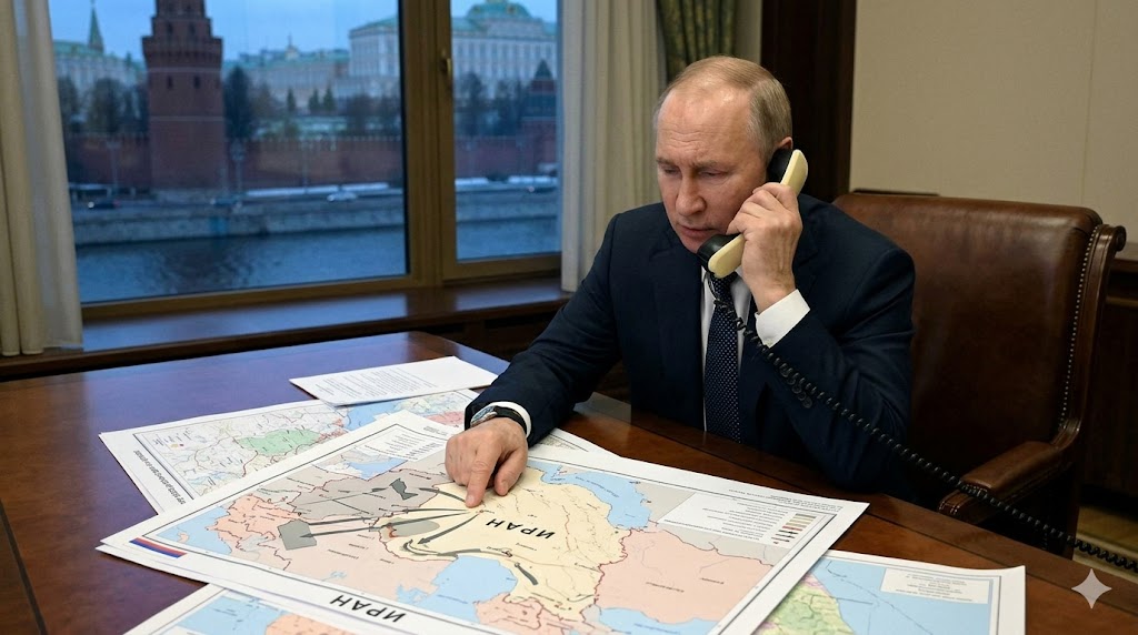 Image related to Putin Warns Trump on Iran Strikes in High stakes Phone Call