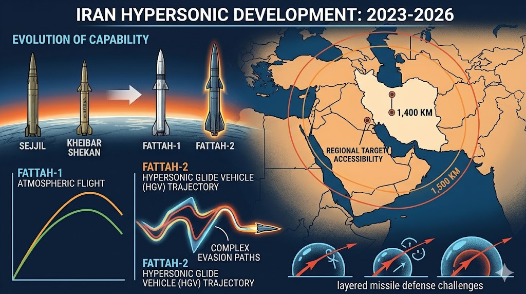 Image related to Iran’s April 2026 Hypersonic Missile Tests: Capabilities.