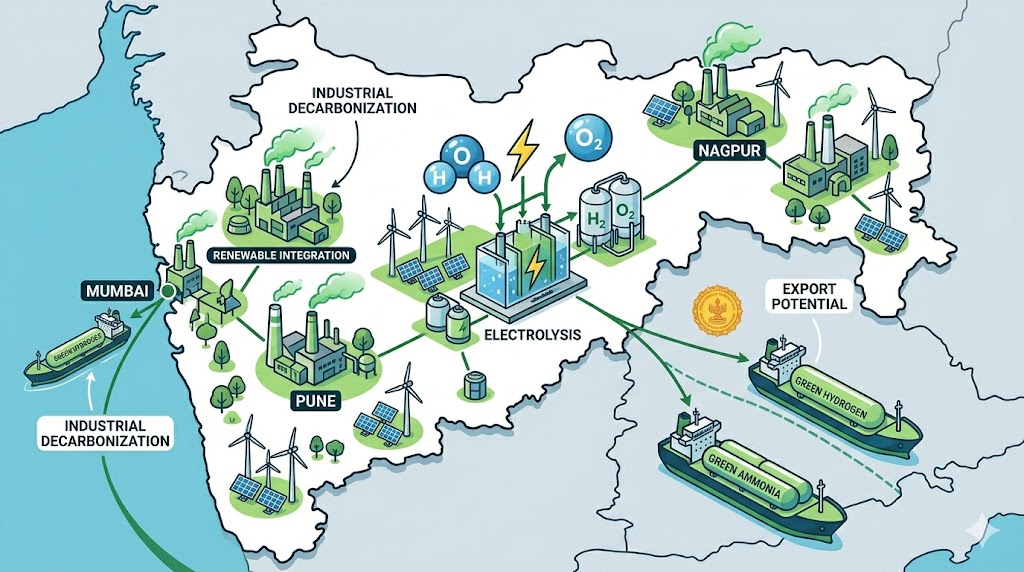 Image related to Green Hydrogen Policies 2026: Maharashtra and Gujarat