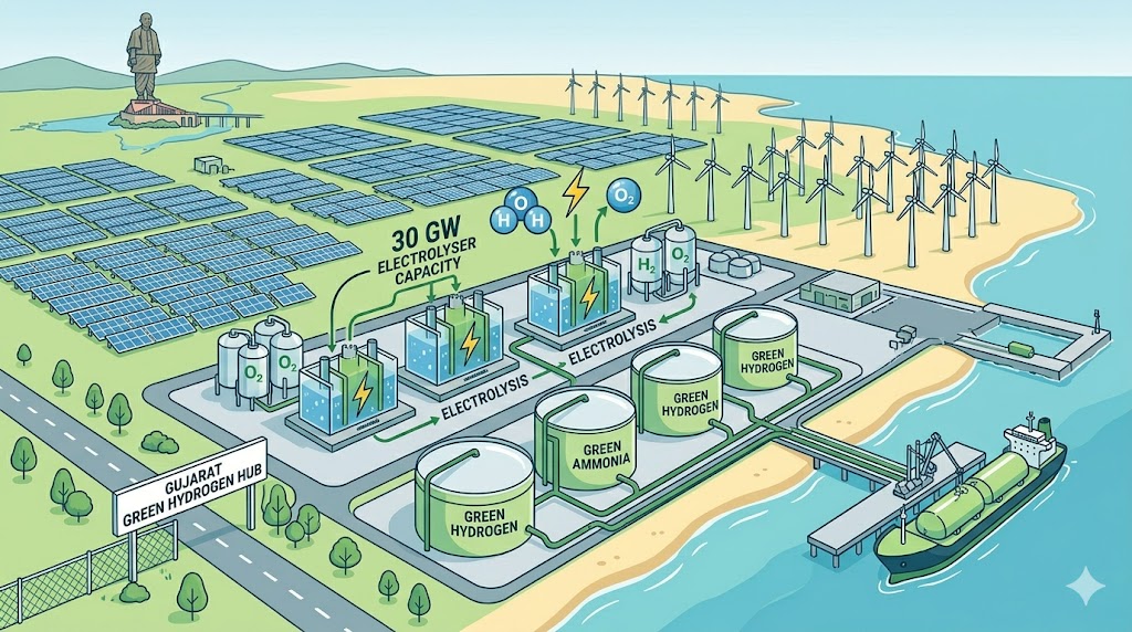 Image related to Green Hydrogen Policies 2026: Maharashtra and Gujarat