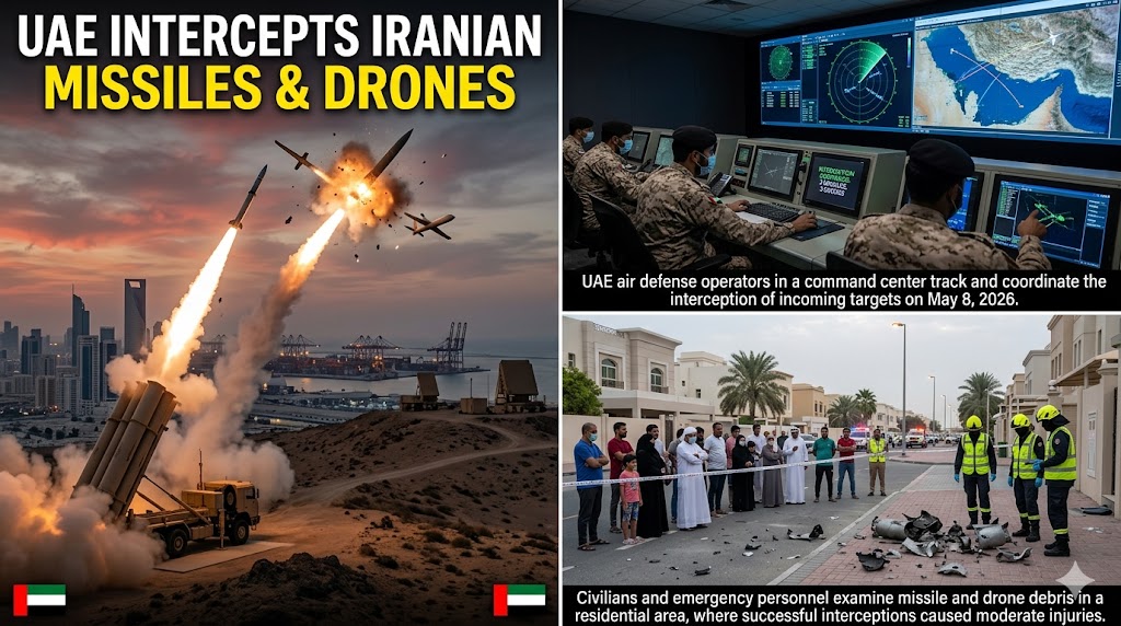 Image related to UAE Intercepts Iranian Missiles and Drones After US Strikes