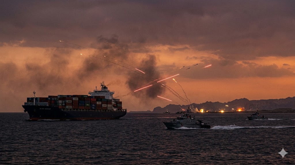 Image related to Hormuz Clashes Spark War Fears as UAE Intercepts Missiles