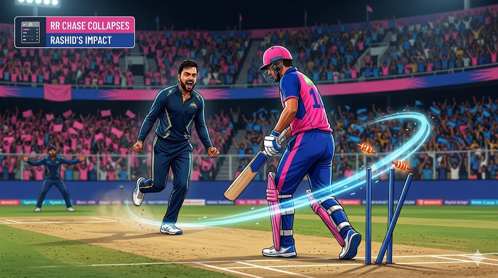 Image related to GT vs RR IPL 2026: Gujarat Dominate Rajasthan Royals