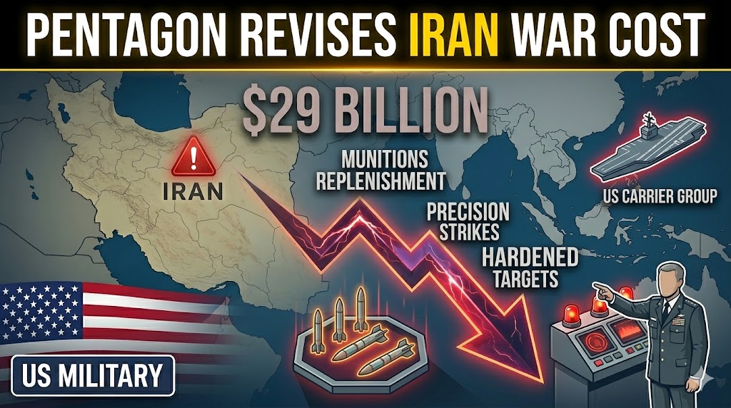 Image related to Pentagon official Updates US - Iran War Cost to $29 Billion